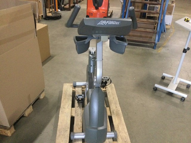 Hometrainer, zadel mist life fitness, 95 ci, grijs - afbeelding 2 van  5