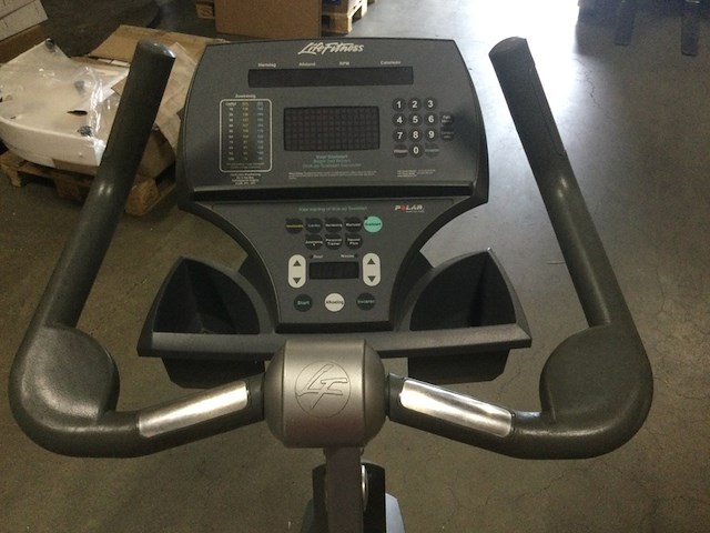 Hometrainer, zadel mist life fitness, 95 ci, grijs - afbeelding 5 van  5