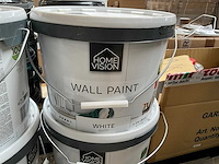Homevision - white matt - 10l - verf (4x) - afbeelding 2 van  5