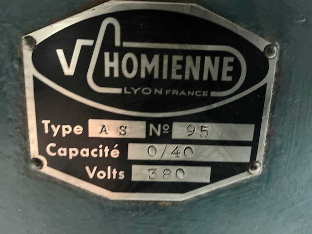 Homienne as dubbelsteens slijpmachine - afbeelding 2 van  5