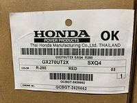 Honda - gx270ut2x sxq4 r-280 (7 x) - benzinemotor (7x) - afbeelding 2 van  4