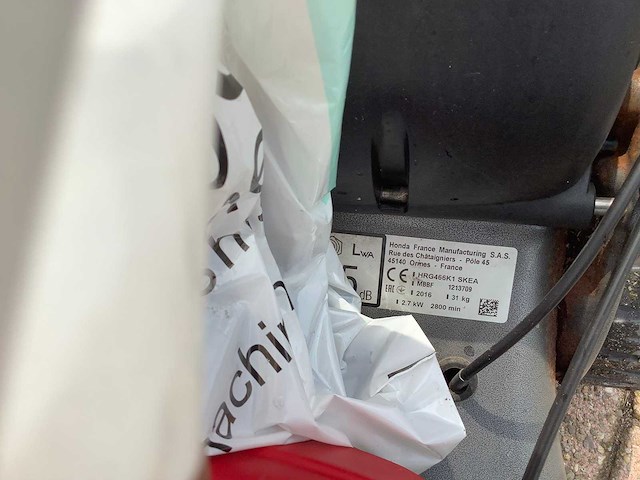 Honda - izi hrg 466 - grasmaaier - afbeelding 4 van  5