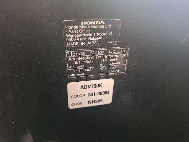 Honda - nc 750 x-adv - motorfiets - afbeelding 3 van  7