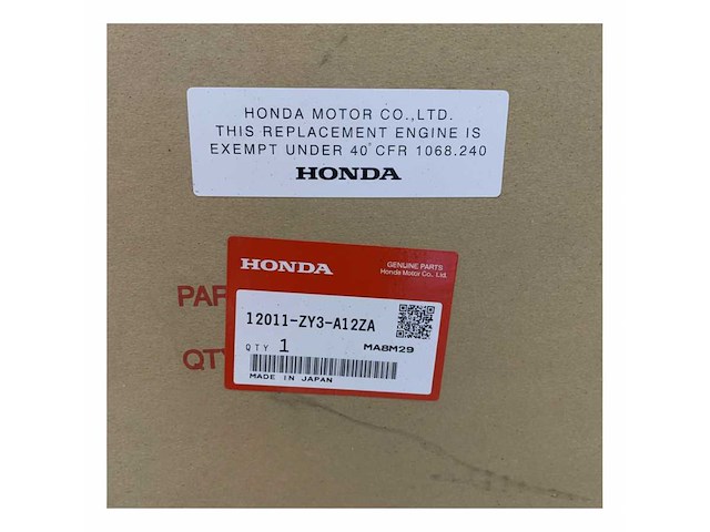Honda 12011-zy3-a12za nh8 outboard engine block - afbeelding 3 van  6
