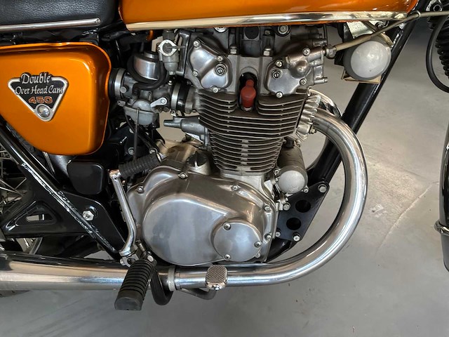 Honda cb450 k5 motorfiets - afbeelding 14 van  14