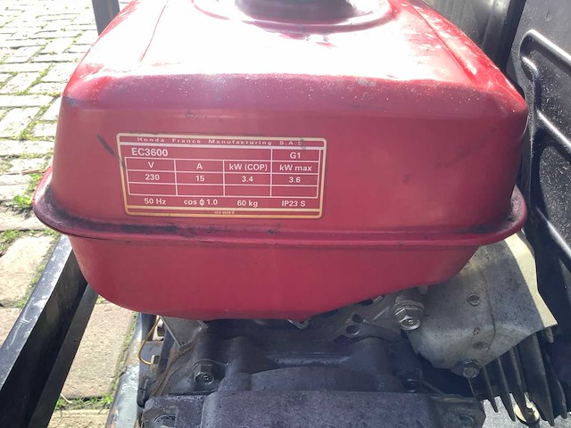 Honda ec3600gvw stroomgenerator - afbeelding 8 van  9