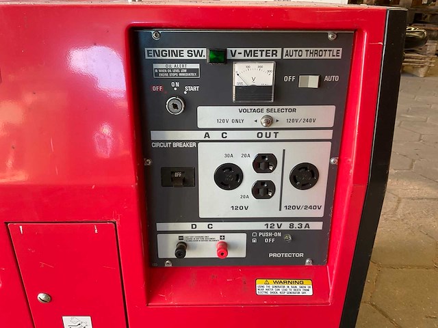 Honda ex4500 stroomgenerator - afbeelding 1 van  7