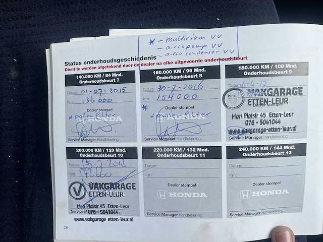 Honda fr-v 1.8i lifestyle car 2007 | 71-xb-dv - afbeelding 16 van  23