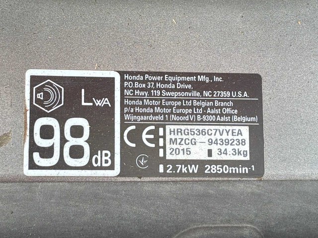 Honda grasmaaier (5x) - afbeelding 13 van  22