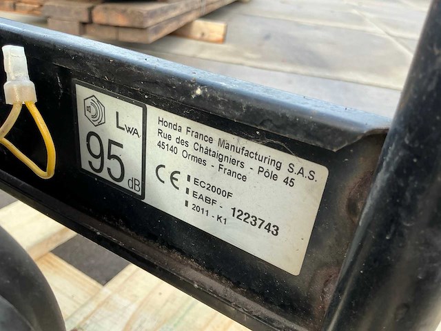 Honda gx 160 aggregaat - afbeelding 7 van  15