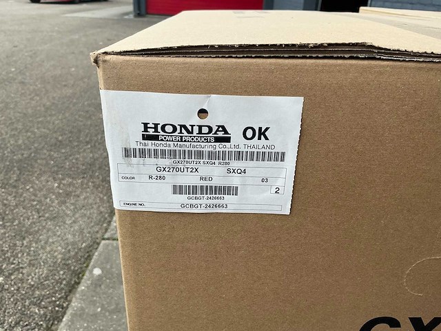 Honda gx270 ut2x-sx—q4-oh benzinemotoren (8x) - afbeelding 17 van  18