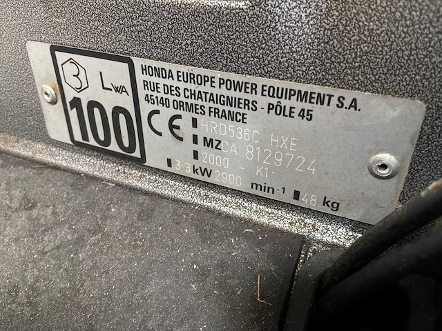 Honda hrd536c grasmaaier - afbeelding 9 van  9