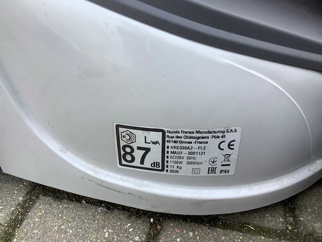 Honda hre330 grasmaaier - afbeelding 4 van  6