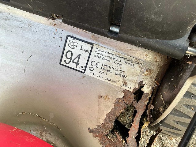 Honda hrg415c3 grasmaaier - afbeelding 8 van  9