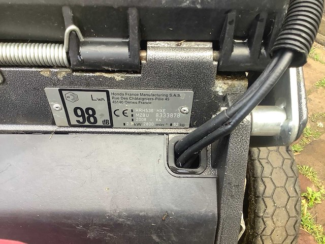 Honda hrh 536 grasmaaier - afbeelding 5 van  5