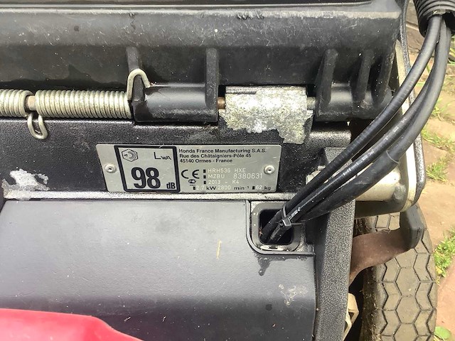 Honda hrh 536 grasmaaier - afbeelding 6 van  6