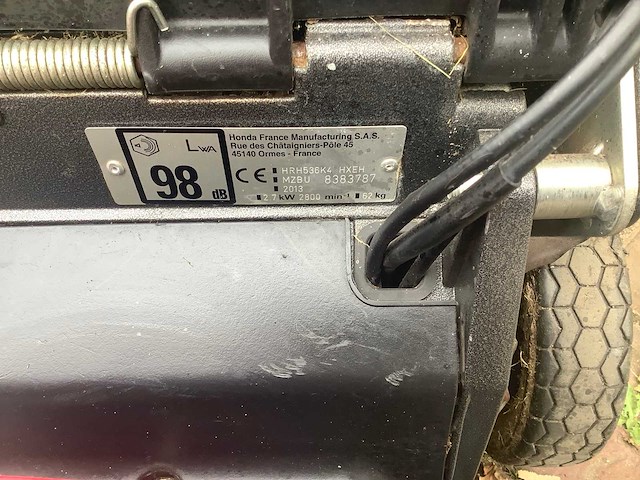 Honda hrh 536 grasmaaier - afbeelding 6 van  6