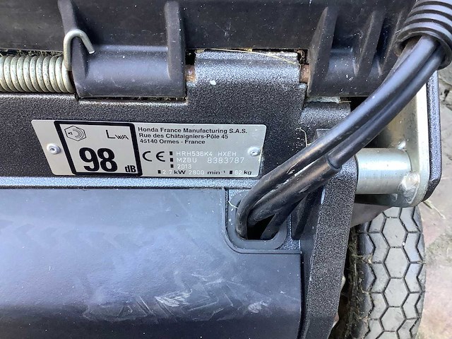 Honda hrh536 grasmaaier - afbeelding 8 van  8