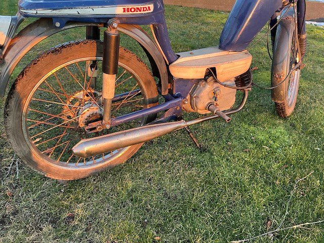 Honda novio 50 oldtimer brommer 4 takt - afbeelding 7 van  11