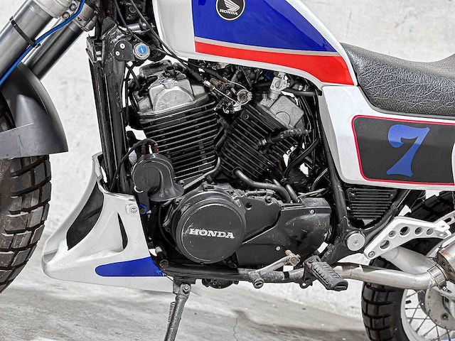 Honda vt 500e shadow chopper flat tracker 498cc 1983, mp-30-tx motorfiets - afbeelding 3 van  14
