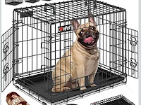 Honden bench xl, zwart - afbeelding 1 van  1