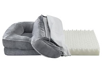 Hondenbed / hondenmand sheena l - 98 x 70 cm - grijs - afbeelding 7 van  11