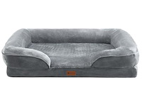 Hondenbed / hondenmand sheena l - 98 x 70 cm - grijs - afbeelding 2 van  11