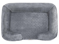 Hondenbed / hondenmand sheena l - 98 x 70 cm - grijs - afbeelding 3 van  11