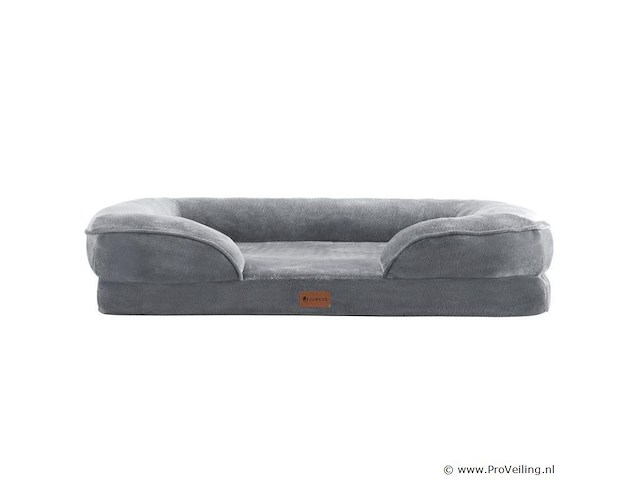 Hondenbed / hondenmand sheena l - 98 x 70 cm - grijs - afbeelding 6 van  11