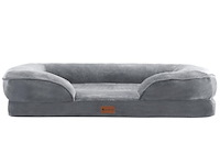 Hondenbed / hondenmand sheena l - 98 x 70 cm - grijs - afbeelding 6 van  11