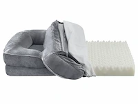 Hondenbed / hondenmand sheena l - 98 x 70 cm - grijs - afbeelding 7 van  11