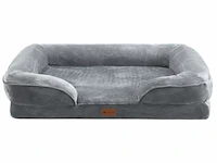 Hondenbed / hondenmand sheena l - 98 x 70 cm - grijs - afbeelding 2 van  11