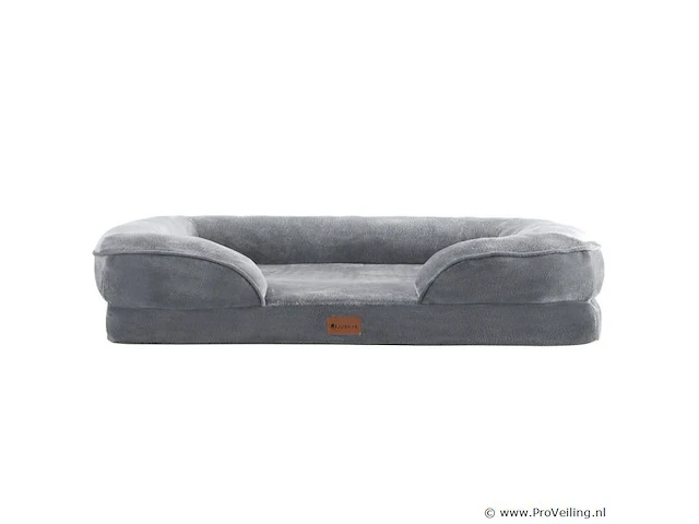 Hondenbed / hondenmand sheena l - 98 x 70 cm - grijs - afbeelding 6 van  11