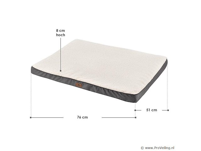 Hondenbed milow grijs - afbeelding 9 van  13