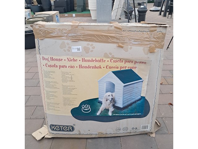 Hondenhok keter - afbeelding 1 van  7