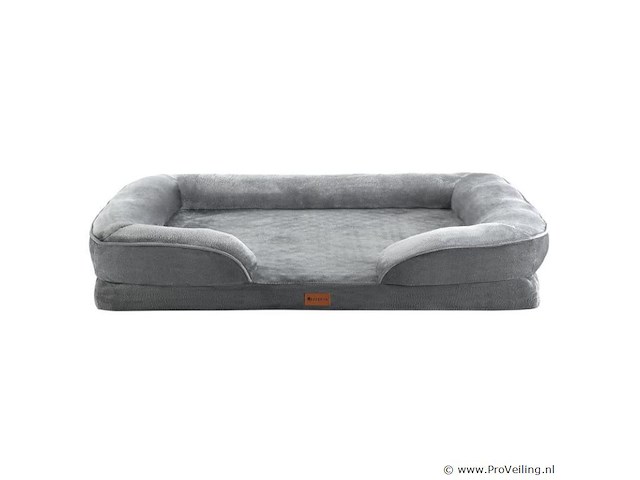 Hondenmand / kattenmand sheena xl - 105 x 82 cm - grijs - afbeelding 2 van  11