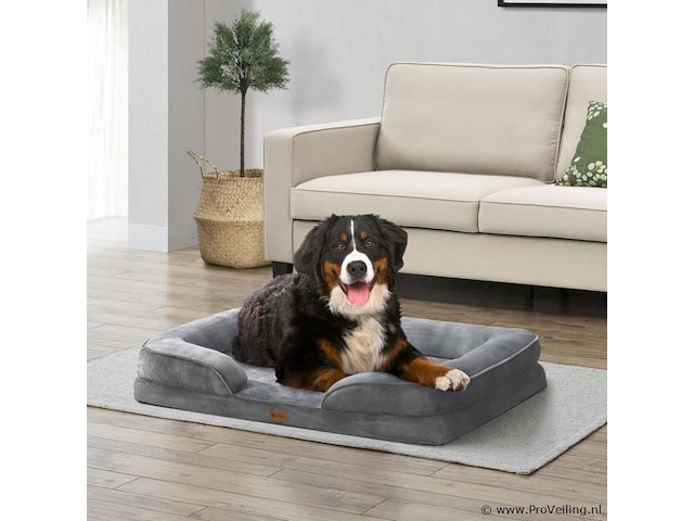 Hondenmand / kattenmand sheena xl - 105 x 82 cm - grijs - afbeelding 4 van  11