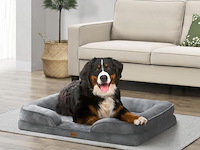 Hondenmand / kattenmand sheena xl - 105 x 82 cm - grijs - afbeelding 4 van  11