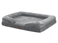 Hondenmand / kattenmand sheena xl - 105 x 82 cm - grijs - afbeelding 1 van  11