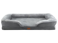 Hondenmand / kattenmand sheena xl - 105 x 82 cm - grijs - afbeelding 2 van  11