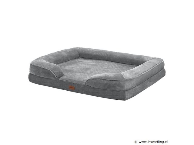 Hondenmand / kattenmand sheena xl - 105 x 82 cm - grijs - afbeelding 1 van  11