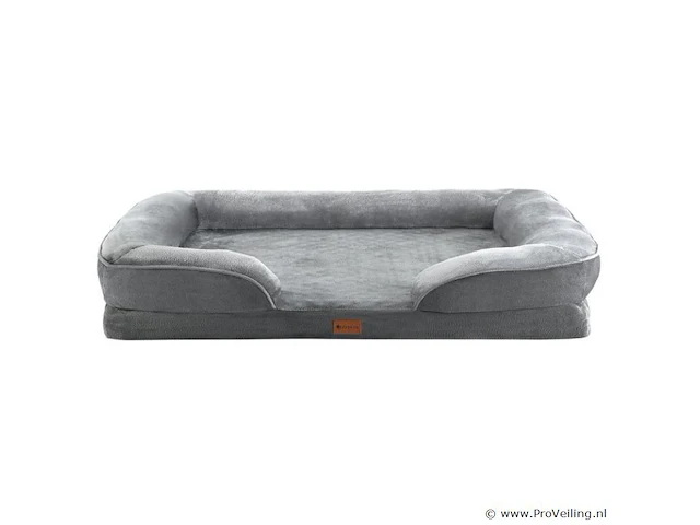 Hondenmand / kattenmand sheena xl - 105 x 82 cm - grijs - afbeelding 2 van  11