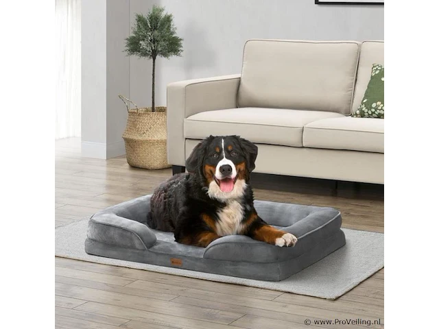 Hondenmand / kattenmand sheena xl - 105 x 82 cm - grijs - afbeelding 4 van  11