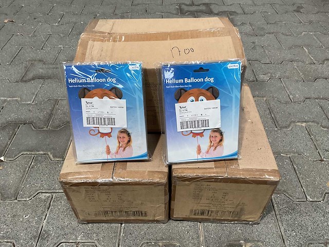 Hondje met bot folie ballon (300x) - afbeelding 4 van  4