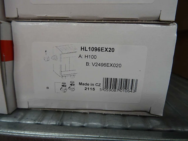 Honeywell - hl1096ex20 - h-onderblok haaks (10x) - afbeelding 2 van  2