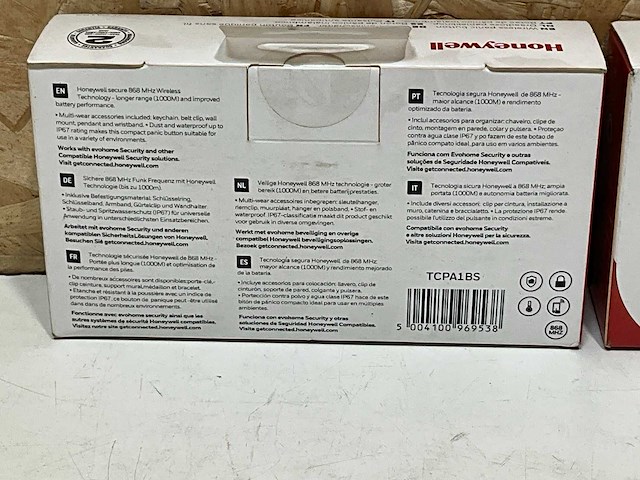 Honeywell evohome beveiliging draadloze paniekknop (2x) - afbeelding 4 van  4