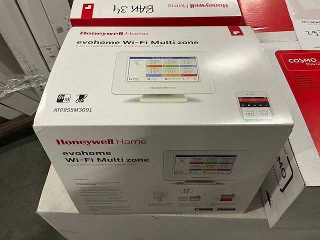 Honeywell evohome wi-fi 5 zone hr91 radiatorpakket - afbeelding 2 van  5