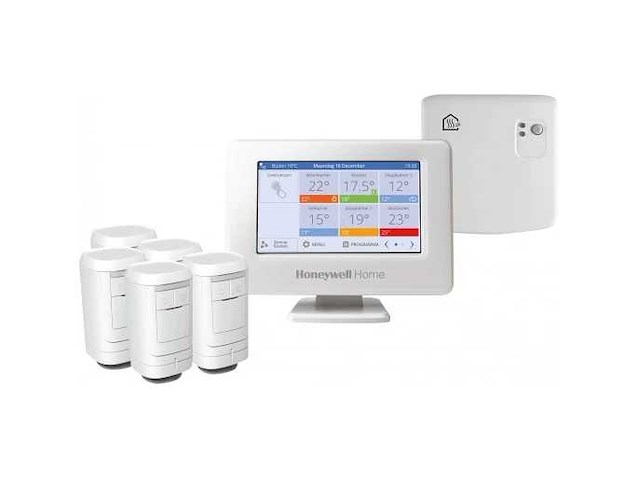 Honeywell evohome wi-fi 5 zone hr91 radiatorpakket - afbeelding 1 van  5