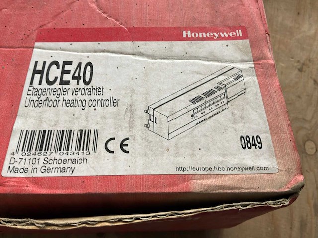 Honeywell hce40 vloerverwarming regelaar - afbeelding 6 van  6