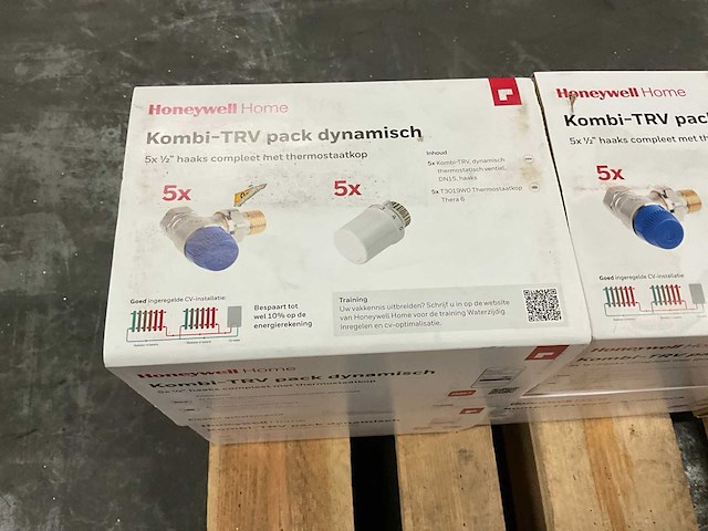 Honeywell home 1/2” haakse radiatorafsluiter met thermostaatknop (30x) - afbeelding 3 van  3